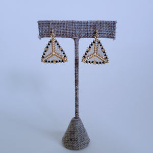 “Walk Like an Egyptian” Small & Delectable Beaded Earrings