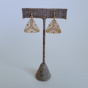 "Small & Delectable" beYOUteous Geometric Beaded Earrings