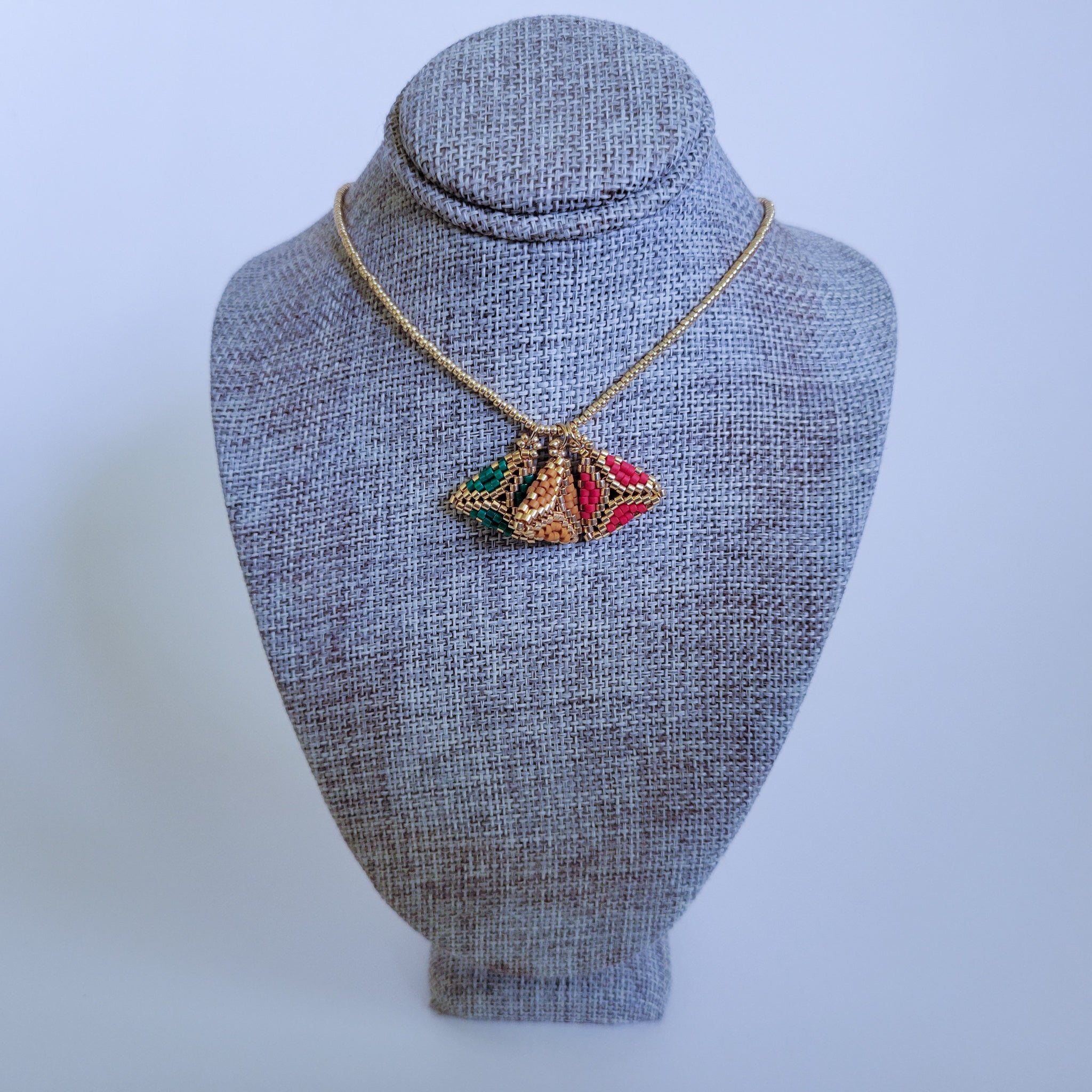 “Walk Like an Egyptian” Beaded Necklace