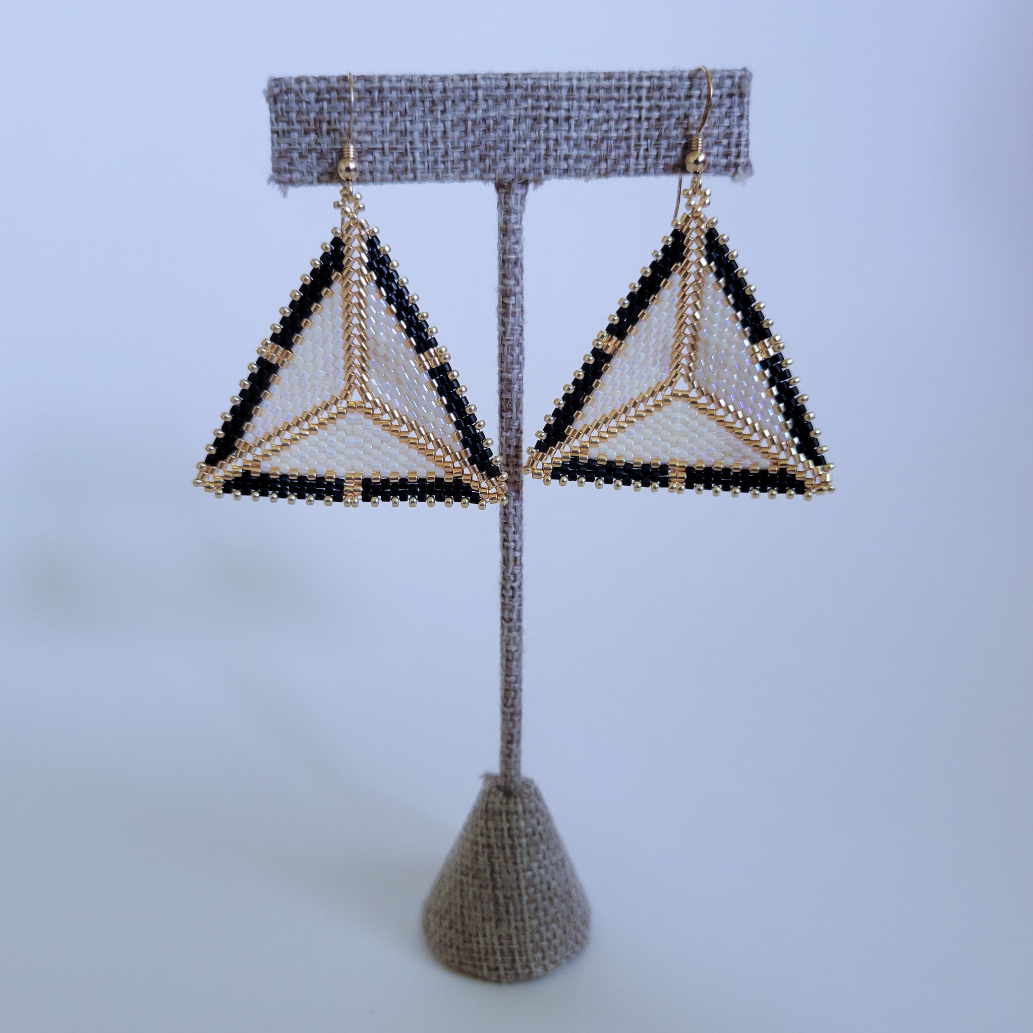 “Walk Like an Egyptian” Big & Delicious Beaded Earrings