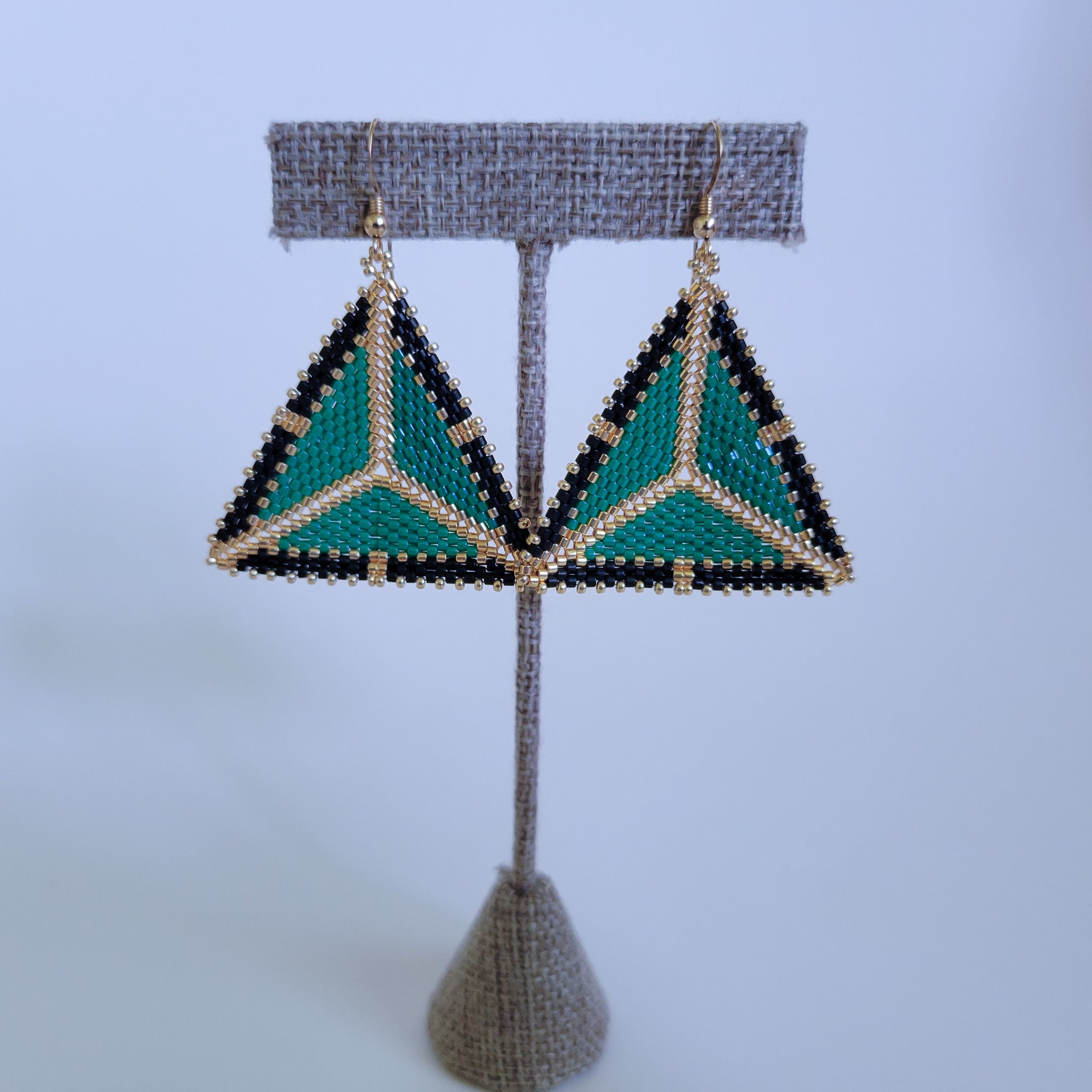 “Walk Like an Egyptian” Big & Delicious Beaded Earrings