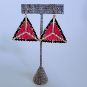 “Walk Like an Egyptian” Big & Delicious Beaded Earrings