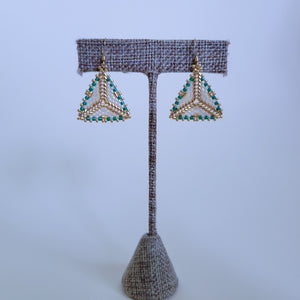 “Walk Like an Egyptian” Small & Delectable Beaded Earrings