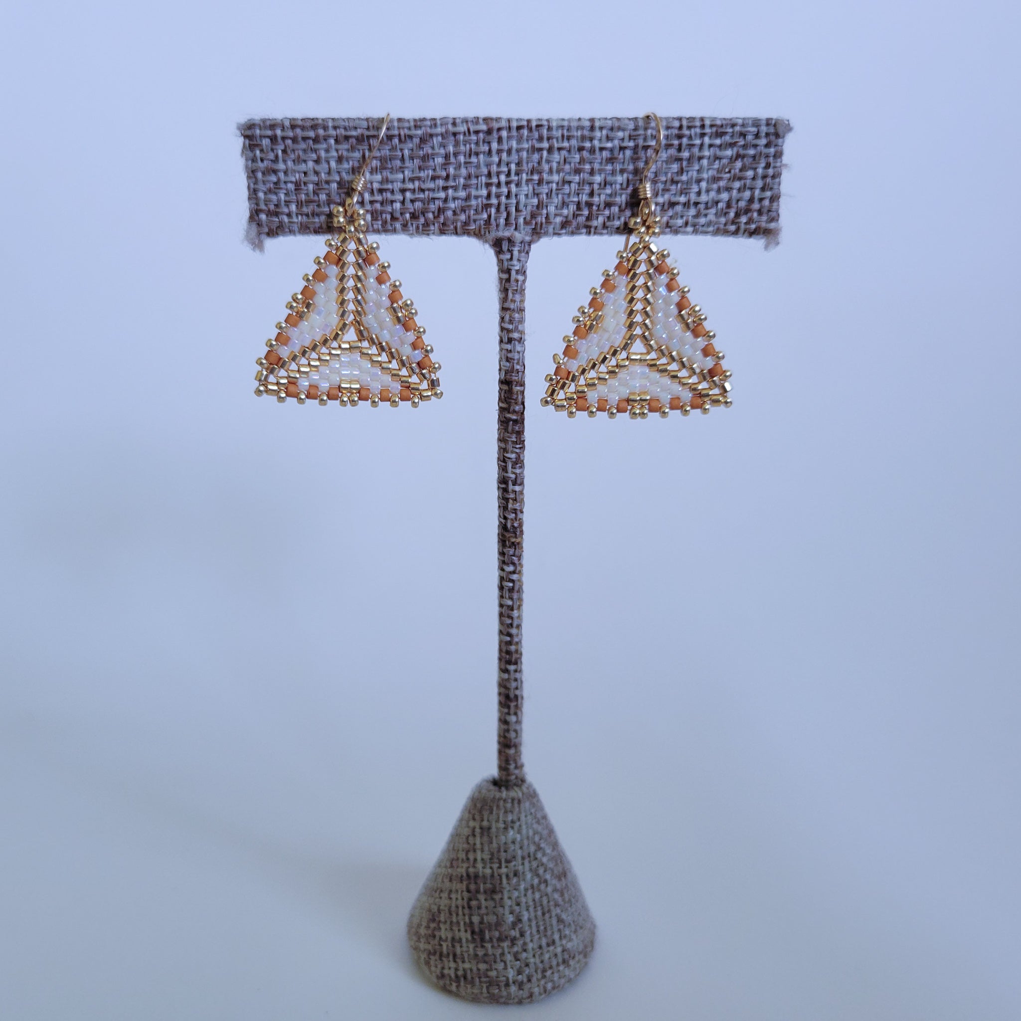 “Walk Like an Egyptian” Small & Delectable Beaded Earrings