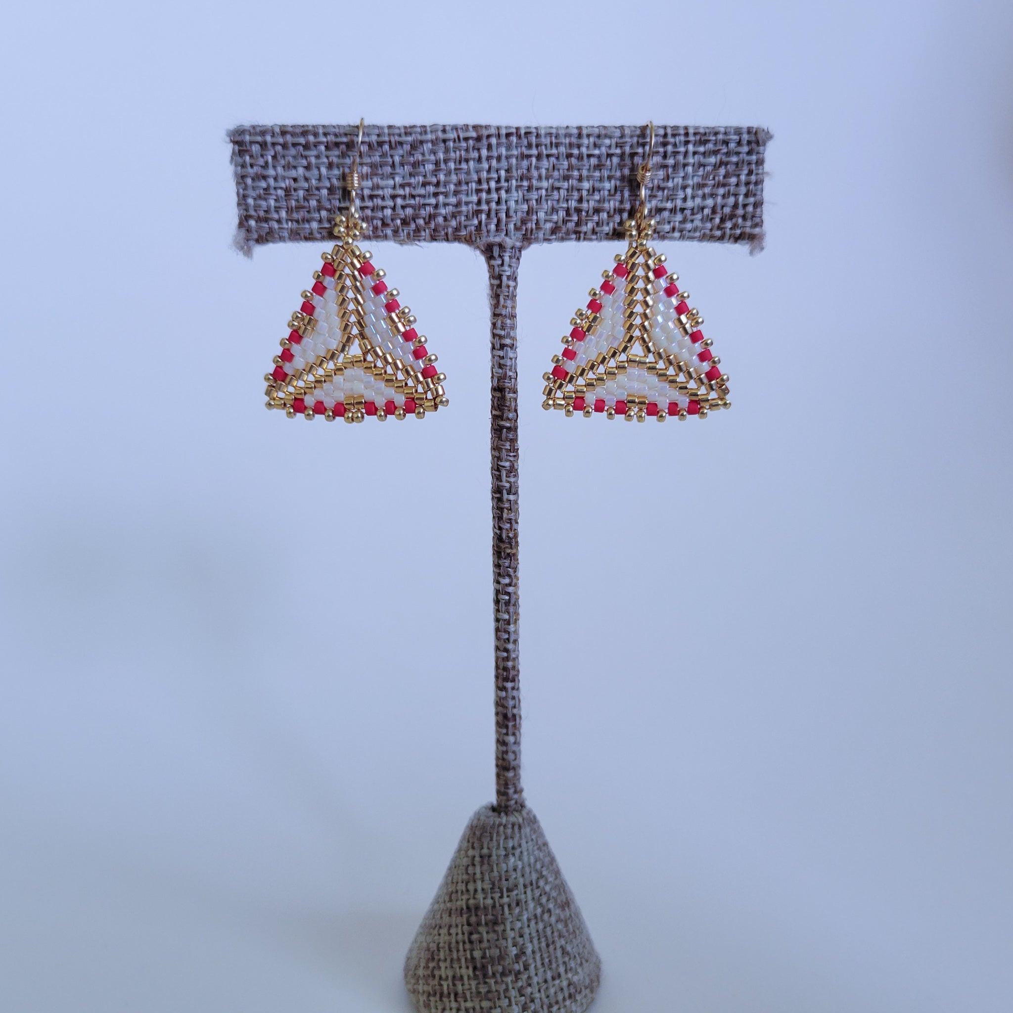 “Walk Like an Egyptian” Small & Delectable Beaded Earrings