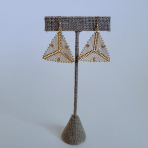 beYOUteous Classic Geometric Beaded Earrings