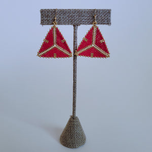 beYOUteous Classic Geometric Beaded Earrings
